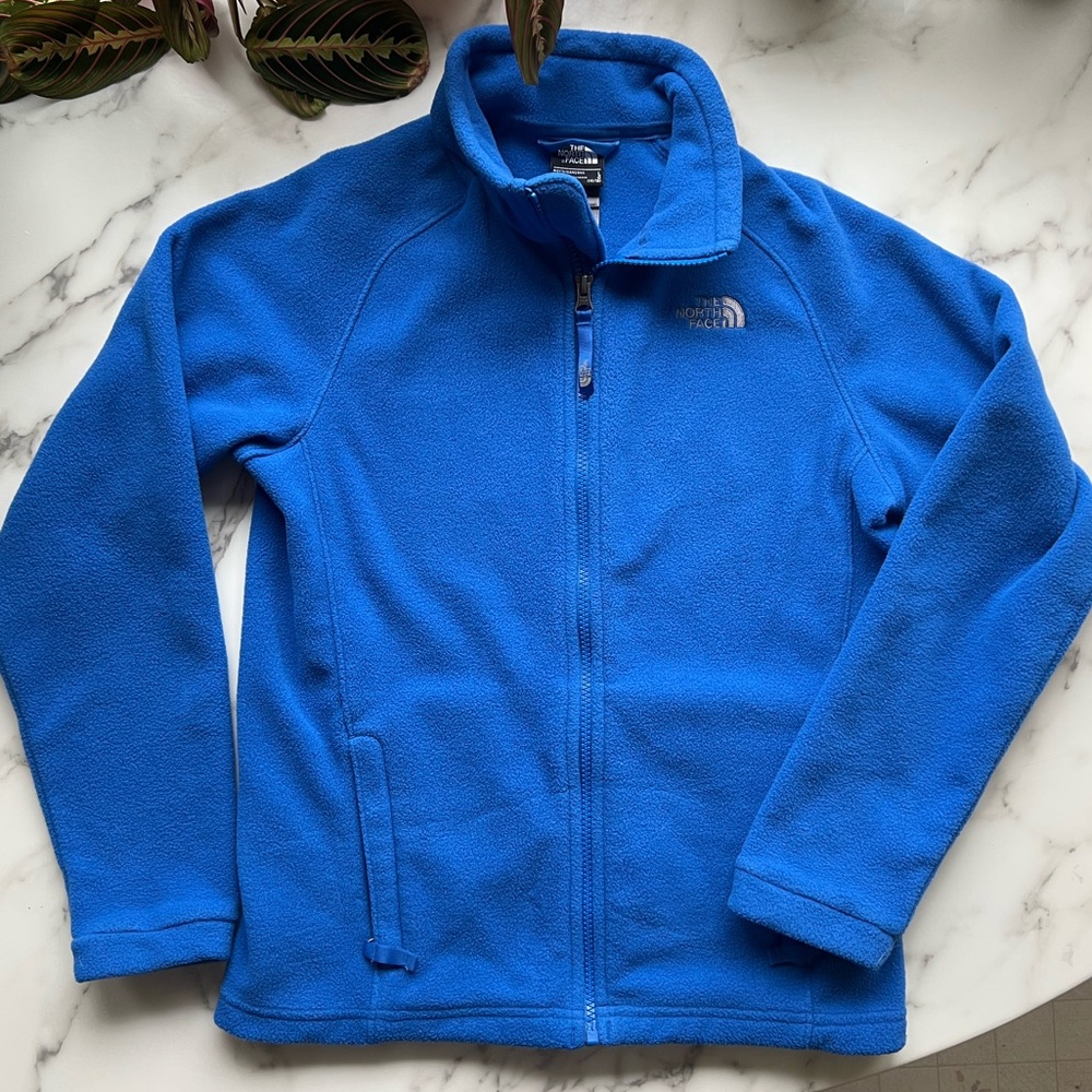 North Face Boys Large 14/16 Fleece Jacket Like New